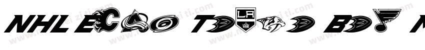 NHL Edge Tampa Bay Medium字体转换